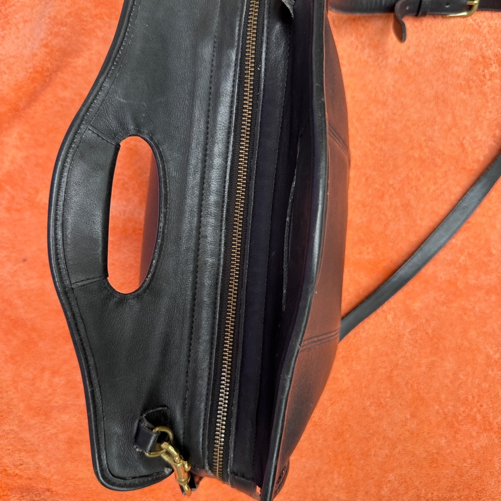 Coach Black Leather Bag - Picture 11 of 13